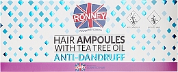 Anti-Schuppen Haarampullen mit Teebaumöl - Ronney Hair Ampoules With Tea Tree Anti-Dandruff — Bild N1