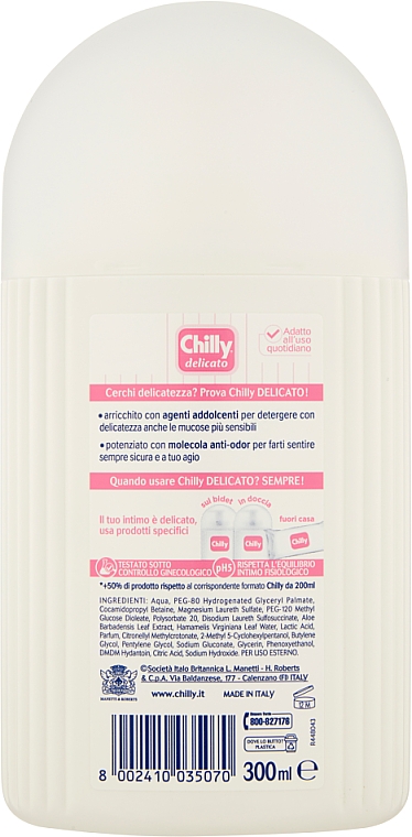 Intimhygieneprodukt für empfindliche Haut - Chilly Delicato Detergente Intimo — Bild N3
