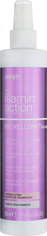Gelbstichneutralisierender Haarprimer - Dikson Illaminaction Alkalising No Yellow Primer pH 7.0  — Bild N1