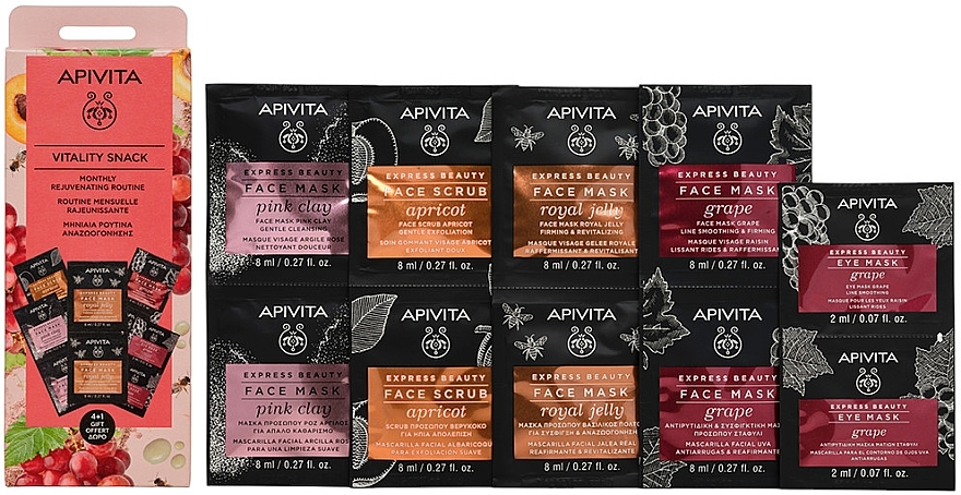 Set 5-tlg. - Apivita Express Beauty Vitality Snack — Bild N1