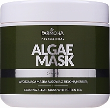 Feuchtigkeitsspendende und entspannende Gesichtsmaske mit Algen- und Grüntee-Extrakt - Farmona Professional Algae Soothing Mask With Green Tea — Bild N1