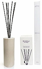 Düfte, Parfümerie und Kosmetik Aromadiffusor ohne Füllung weiß - Millefiori Milano Air Design Cylinder