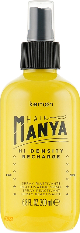 Leichtes Spray für lockiges Haar - Kemon Hair Manya Hi Density Recharge — Bild N1