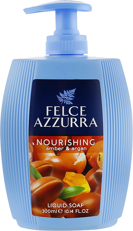Flüssigseife Amber und Argan - Felce Azzurra Nutriente Amber & Argan — Bild N1