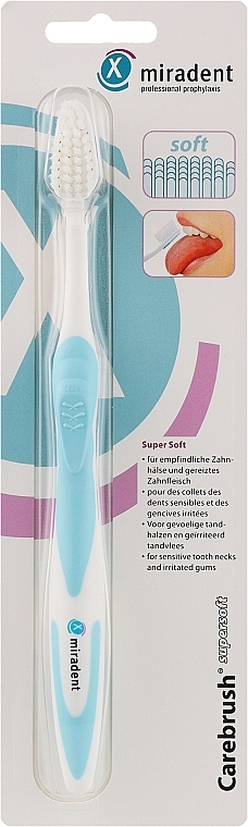 Zahnbürste - Miradent Carebrush Supersoft Toothbrush — Bild N1