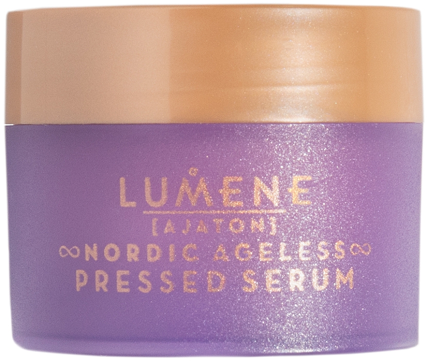 GESCHENK! Gepresstes Gesichtsserum zur Korrektur altersbedingter Veränderungen - Lumene Nordic Ageless [Ajaton] Pressed Serum (Mini) — Bild N1