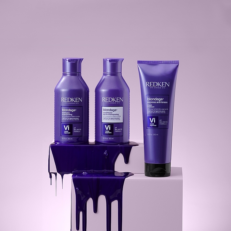 Anti-Gelbstich Shampoo für blondiertes oder aufgehelltes Haar - Redken Color Extend Blondage Shampoo — Bild N5