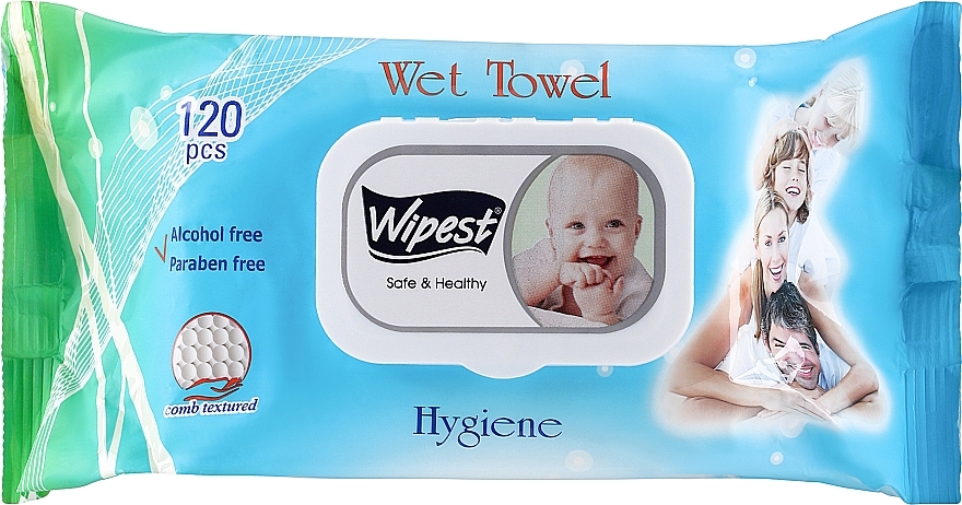 Feuchttücher für Kinder Hygiene 120 St. - Wipest Safe & Healthy Wet Towel — Bild N1