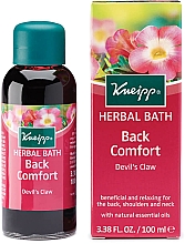 Düfte, Parfümerie und Kosmetik Badeöl mit natürlichen ätherischen Ölen - Kneipp Back Comfort Devil's Claw Herbal Bath