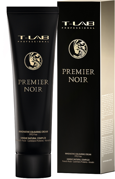 Haarfarbe-Creme - T-LAB Professional Premier Noir Innovative Colouring Cream  — Bild N1