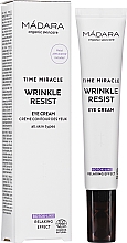 Augencreme gegen Falten - Madara Cosmetics Time Miracle Wrinkle Resist Eye Cream — Bild N1