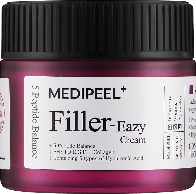 Pflegende Anti-Falten Creme mit Peptiden und EGF - MEDIPEEL Eazy Filler Cream — Bild N2