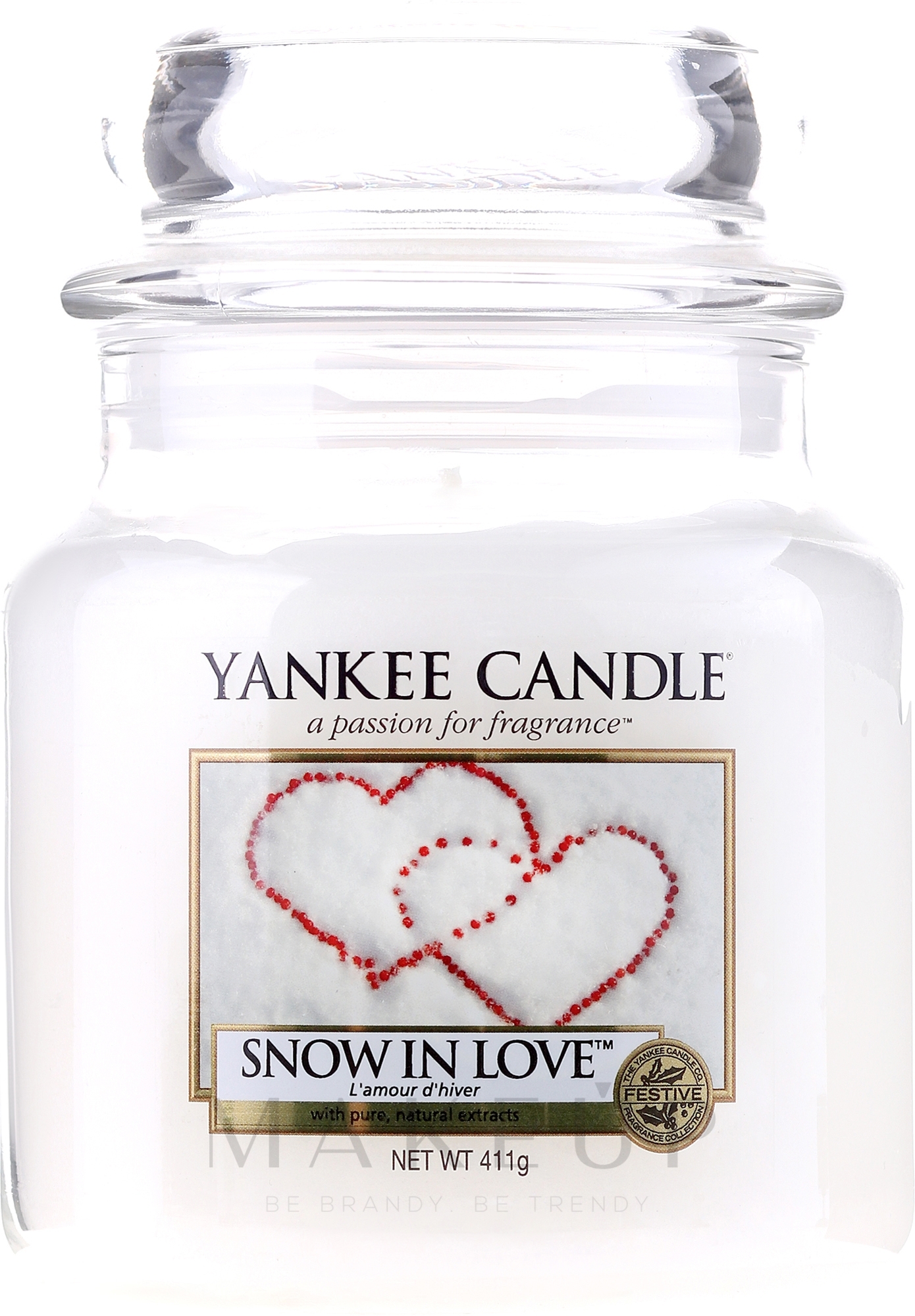 Duftkerze im Glas Snow In Love - Yankee Candle Snow In Love Jar — Bild 411 g