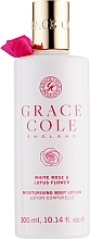 Düfte, Parfümerie und Kosmetik Körperlotion mit weißer Rose und Lotusblume - Grace Cole White Rose & Lotus Flower Body Lotion