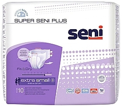 Düfte, Parfümerie und Kosmetik Windeln für Erwachsene Super Seni Plus 40-60 cm 10 St. - Seni Extra Smal 0 