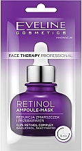 Düfte, Parfümerie und Kosmetik Ampullen-Creme-Maske für das Gesicht mit Retinol - Eveline Cosmetics Face Therapy Professional Ampoule Face Mask
