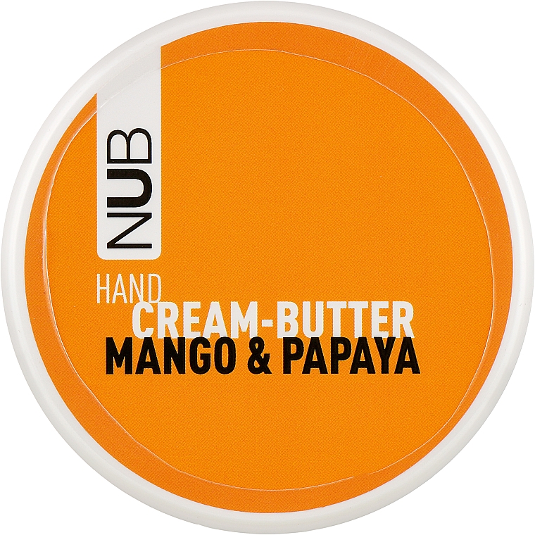 Handcreme mit Mango und Papaya - NUB Nourishing Hand Cream Butter Mango & Papaya — Bild N1