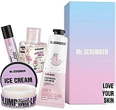 Set - Mr.Scrubber Sweet Ice Cream (lip/balm/5g + lip/scrub/50ml + h/cr/50ml + sanitizer/30ml) — Bild N1