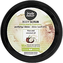 Düfte, Parfümerie und Kosmetik Körperpeeling mit Reis und Kokosnuss - Body Natur Rice and Coconut Oil Body Scrub