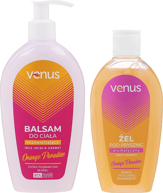 Set - Venus Xmas in Paradise (Körperlotion 300ml + Duschgel 200 ml) — Bild N2