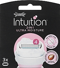 Düfte, Parfümerie und Kosmetik Rasierer mit 3 Ersatzklingen - Wilkinson Sword Intuition Ultra Moisture