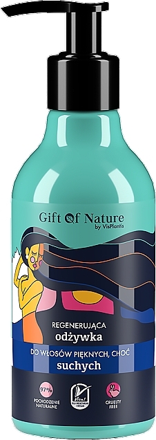 Conditioner für trockenes Haar - Vis Plantis Gift of Nature Regenerating Conditioner For Dry Hair — Bild N1