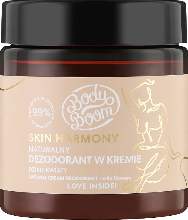 Deodorant-Creme Wildblumen - BodyBoom Skin Harmony Natural Cream Deodorant — Bild N1
