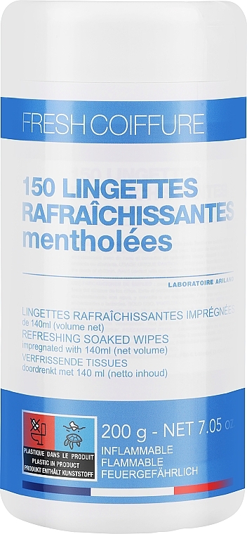 Antibakterielle Tücher  - Hairgum Fresh Coiffure Refreshing Wipes  — Bild N1