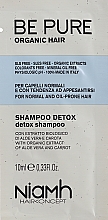 GESCHENK! Shampoo für fettiges Haar - Niamh Hairconcept Be Pure Detox Shampoo (Probe)  — Bild N1