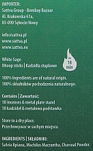 Räucherstäbchen - Sattva Ayurveda White Sage  — Bild N2