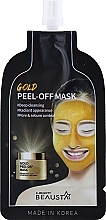 Düfte, Parfümerie und Kosmetik Peel-Off Maske für das Gesicht mit Goldpartikeln - Beausta Gold Peel Off Mask