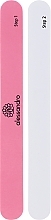 Düfte, Parfümerie und Kosmetik Doppelseitige Nagelfeile rosa-weiß - Alessandro International Quick Shine Polish File