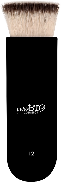 Konturierpinsel flach - PuroBio Cosmetics Brush №12 — Bild N1