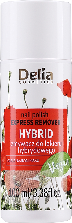 Acetonhaltiger Nagellackentferner - Delia Coral Acetone Nail Polish Remover — Bild N1