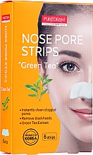 Düfte, Parfümerie und Kosmetik Nasenstreifen mit grünem Tee - Purederm Nose Pore Strips