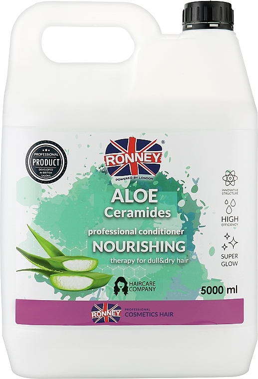 Conditioner für trockenes Haar - Ronney Professional Nourshing Aloe Ceramides  — Bild N4