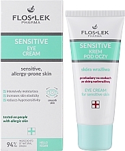 Sanfte Augencreme für empfindliche Haut - Floslek Eye Care Expert Midl Eye Cream For Sensitive Skin — Bild N2