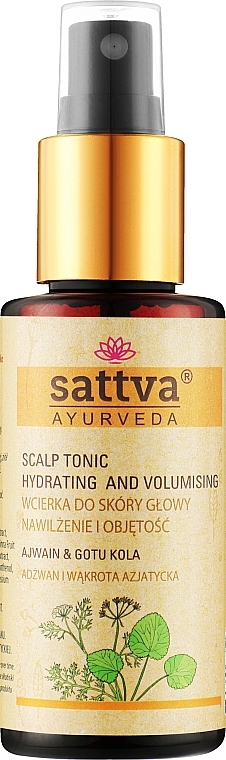 GESCHENK! Haartonikum - Sattva Ajwain & Gotu Cola Hydrating and Volumising Scalp Tonic — Bild N1