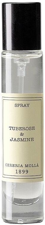 Lufterfrischer-Set - Cereria Molla Tuberose & Jasmine (Raumspray 15ml + Anhänger aus Keramik) — Bild N2