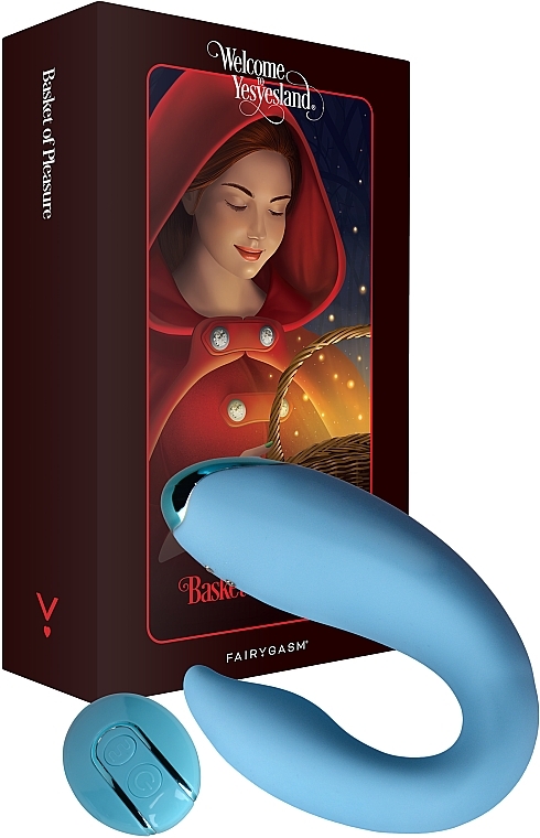 Vibrator für Paare mit Fernbedienung blau - Fairygasm PleasureBerry  — Bild N1