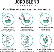 Alginatmaske mit schwarzem Kaviarextrakt - Joko Blend Premium Alginate Mask — Bild N10