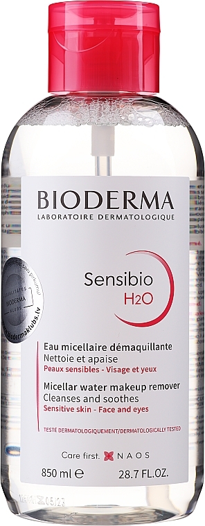 Mildes beruhigendes Mizellen-Reinigungswasser zum Abschminken für empfindliche und allergische Haut - Bioderma Sensibio H2O Micellaire Solution — Foto N4