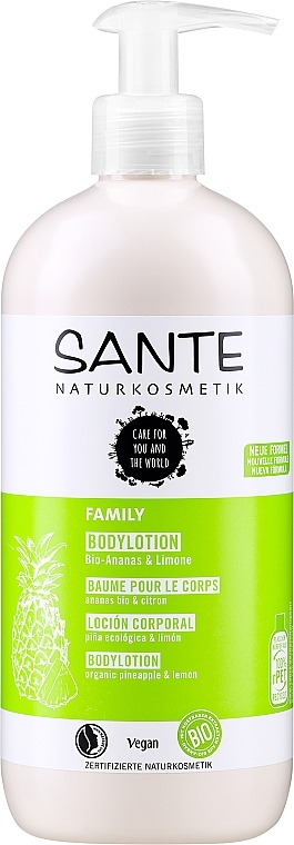 Körperlotion mit Ananas und Zitrone - Sante Body Lotion  — Bild N1