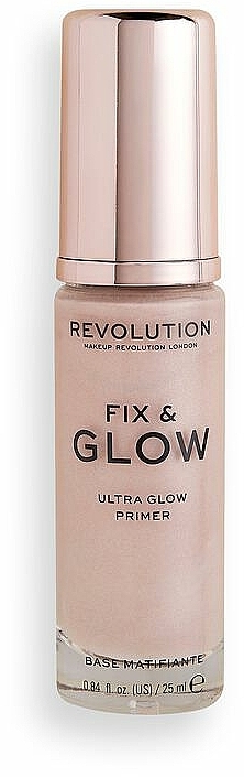 Strahlender Gesichtsprimer - Makeup Revolution Fix & Glow Primer — Bild N1