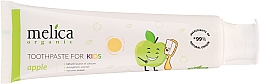 Kinder-Zahnpasta Apfel - Melica Organic Toothpaste For Kids Apple — Bild N4