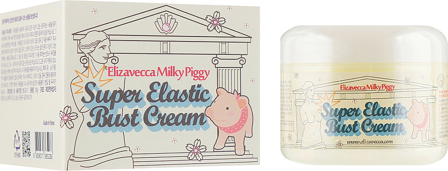 Straffende Brustcreme mit Push-up-Effekt - Elizavecca Milky Piggy Super Elastic Bust Cream — Bild N1