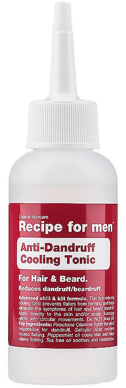 Tonikum gegen Schuppen für Haare und Bart - Recipe For Men Anti-Dandruff Cooling Tonic — Bild N1