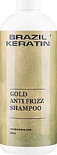 Shampoo für geschädigtes Haar mit Keratin - Brazil Keratin Anti Frizz Gold Shampoo — Bild N3