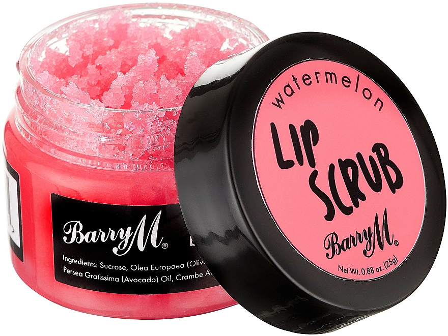 Lippenpeeling mit Wassermelohnenduft und pflegenden Ölen - Barry M Lip Scrub Peeling Watermelon — Bild N1