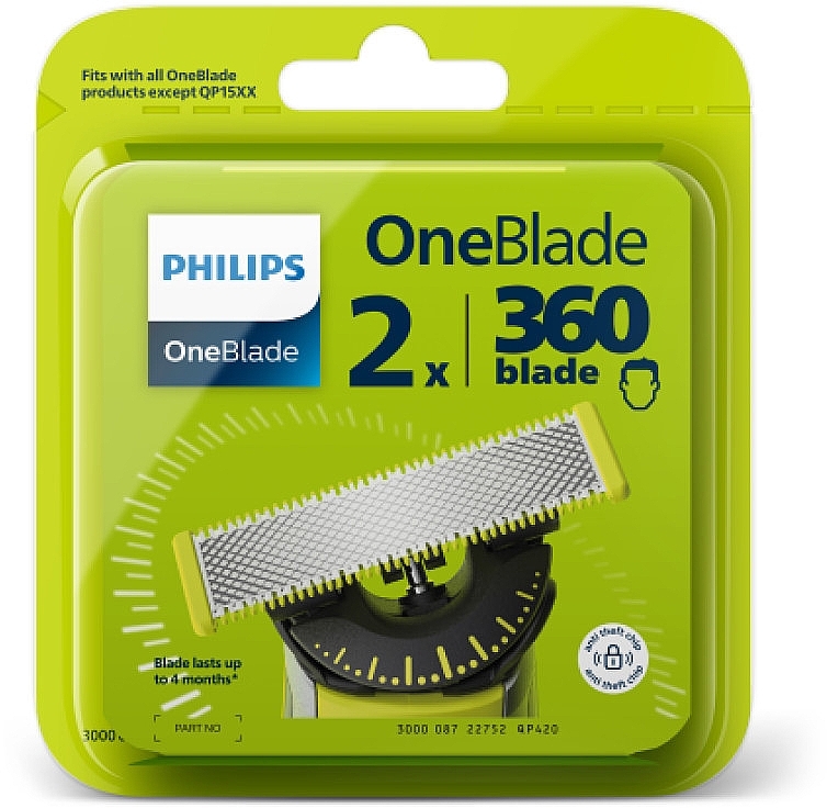 Ersatzklingen für Elektrorasierer - Philips OneBlade 360 QP 420/50 — Bild N1